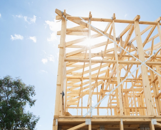 What is the building process for a new home?